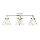 Luminaire de vanité Savoy House Essentials 8-9130-3-109 Drake 3 Lumières 180W Nickel poli