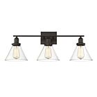 Luminaire de vanité Savoy House Essentials 8-9130-3-13 Drake 3 Lumières 180W Bronze anglais