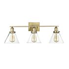 Luminaire de vanité Savoy House Essentials 8-9130-3-322 Drake 3 Lumières 180W Laiton chaud