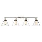 Luminaire de vanité Savoy House Essentials 8-9130-4-109 Drake 4 Lumières 240W Nickel poli