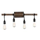 Luminaire de vanité Savoy House 8-993-4-41 Burgess 4 Lumières 240W Durango
