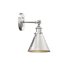 Applique Murale Savoy House Essentials Glenn 9-0901-1-109 1 Lumière Nickel Poli