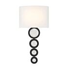 Savoy House 9-1032-1-89 1-Lumière 9W Noir mat Applique murale