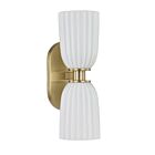 Savoy House 9-1245-2-127 Baldwin 2-Luminaires 60W Laiton Incandescente/LED Applique murale d'intérieur