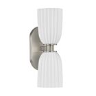Savoy House 9-1245-2-SN Baldwin 2-Luminaires 60W Nickel satiné Incandescente/LED Applique murale d'intérieur