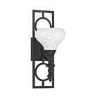 Savoy House 9-1607-1-89 Allston 1-Luminaire 60W Noir Incandescente/LED Applique murale d'intérieur