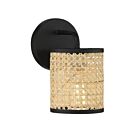 Applique Murale Savoy House Jaylar 9-1648-1-89 1 Lumière Noir Mat