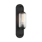 Savoy House 9-3024-1-BK 1-Lumière 60W Noir mat Applique murale
