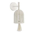 Savoy House 9-3402-1-341 Lunara 1-Luminaire 60W Blanc Incandescente/LED Applique murale d'intérieur