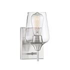 Applique Murale Savoy House Essentials Octave 9-4030-1-Sn 1 Lumière Nickel Satiné
