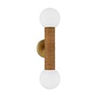 Savoy House 9-4081-2-322 Jarrell 2-Luminaires 60W Laiton Incandescente/LED Applique murale d'intérieur