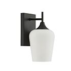 Savoy House 9-6030-1-BK Octave 1-Luminaire 60W Noir Incandescente/LED Applique murale d'intérieur