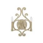 Savoy House 9-6094-2-127 2-Lumières 120W Laiton noble Applique murale