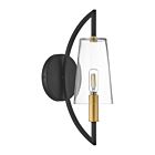 Savoy House 9-7167-1-143 Hanley 1-Luminaire 60W Noir Incandescente/LED Applique murale d'intérieur