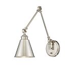 Applique Murale Savoy House Essentials Morland 9-961Cp-1-109 1 Lumière Nickel Poli