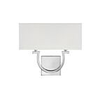 Applique Murale Savoy House Essentials Rhodes 9-998-2-109 2 Lumières Nickel Poli