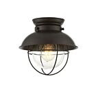 Plafonnier Savoy House Meridian M60009Orb 1 Lumière 60W Bronze Frotté À L'Huile