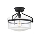Plafonnier Semi Encastré Savoy House Meridian M60011Mbk 1 Lumière 60W Noir Mat