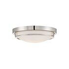 Plafonnier Savoy House Meridian M60019Pn 2 Lumières 120W Nickel Poli