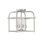 Plafonnier Semi Encastré Savoy House Meridian M60061Bn 4 Lumières 240W Nickel Brossé