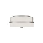 Plafonnier Savoy House Meridian M60065Bn 2 Lumières 120W Nickel Brossé