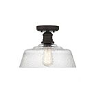 Plafonnier Semi Encastré Savoy House Meridian M60070Orb 1 Lumière 60W Bronze Frotté À L'Huile