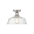 Plafonnier Semi Encastré Savoy House Meridian M60070Pn 1 Lumière 60W Nickel Poli