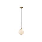Mini Suspendu Savoy House Meridian M70005-79 1 Lumière 60W Bronze Frotté À L'Huile Avec Laiton Naturel