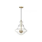 Suspendu Savoy House Meridian M70058Nb 3 Lumières 180W Laiton Naturel