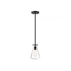 Suspendu Savoy House Meridian M70063Mbk 1 Lumière 60W Noir Mat