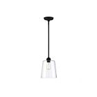 Suspendu Savoy House Meridian M70081Mbk 1 Lumière 60W Noir Mat