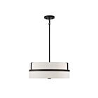 Suspendu Savoy House Meridian M70102Mbk 4 Lumières 240W Noir Mat