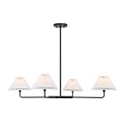 Savoy House Meridian M100121MBK 4-Lumières 240W Noir mat Lustre