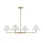 Savoy House Meridian M100121NB 4-Lumières 240W Laiton naturel Lustre