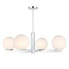 Savoy House M100123CH 4-Lumières 240W Chrome Lustre