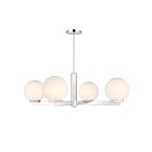 Savoy House M100123CH 4-Lumières 240W Chrome Lustre