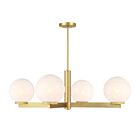Savoy House M100123NB 4-Lumières 240W Laiton naturel Lustre