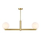 Savoy House M100124NB 2-Lumières 120W Laiton naturel Lustre