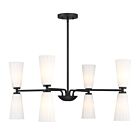 Savoy House M100126MBK 8-Lumières 480W Noir mat Lustre