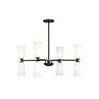 Savoy House M100126MBK 8-Lumières 480W Noir mat Lustre