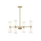 Savoy House M100126NB 8-Lumières 480W Laiton naturel Lustre