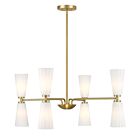 Savoy House M100126NB 8-Lumières 480W Laiton naturel Lustre
