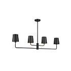 Savoy House M100127MBK 4-Lumières 240W Noir mat Lustre