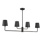 Savoy House M100127MBK 4-Lumières 240W Noir mat Lustre