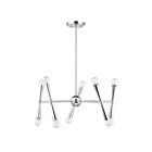 Savoy House M100128CH 10-Lumières 600W Chrome Lustre