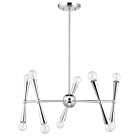 Savoy House M100128CH 10-Lumières 600W Chrome Lustre