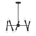 Savoy House M100128MBK 10-Lumières 600W Noir mat Lustre