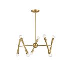 Savoy House M100128NB 10-Lumières 600W Laiton naturel Lustre