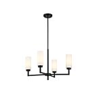 Savoy House M100129MBK 4-Lumières 240W Noir mat Lustre