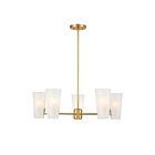 Savoy House M100130NB 4-Lumières 240W Laiton naturel Lustre